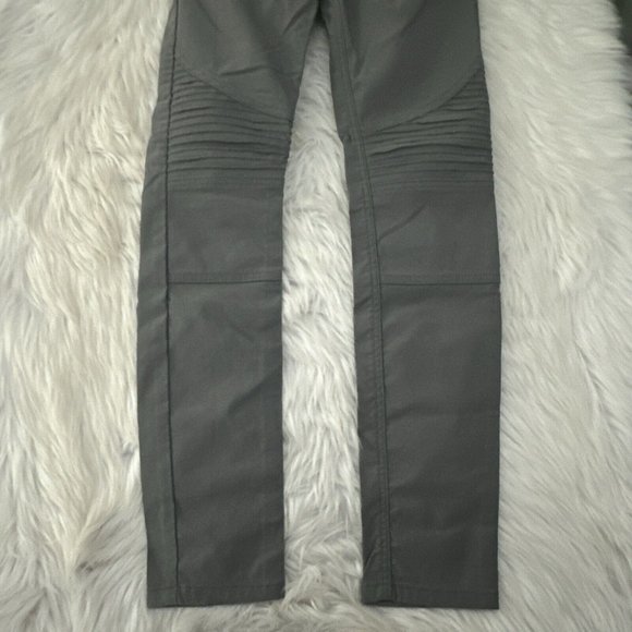 Prana womens gray double knee skinny jeans gray 4 stretch EUC - Picture 5 of 14